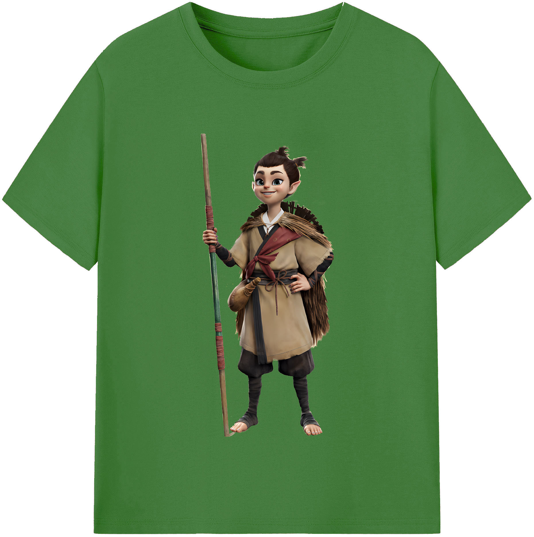 （画像用） Ne Zha 2 ナタ 魔童の大暴れ レディースカジュアルプリントTシャツ（綿100％）